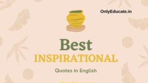 Best Inspirational Quotes in English
