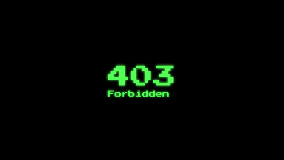 403 Forbidden page 2