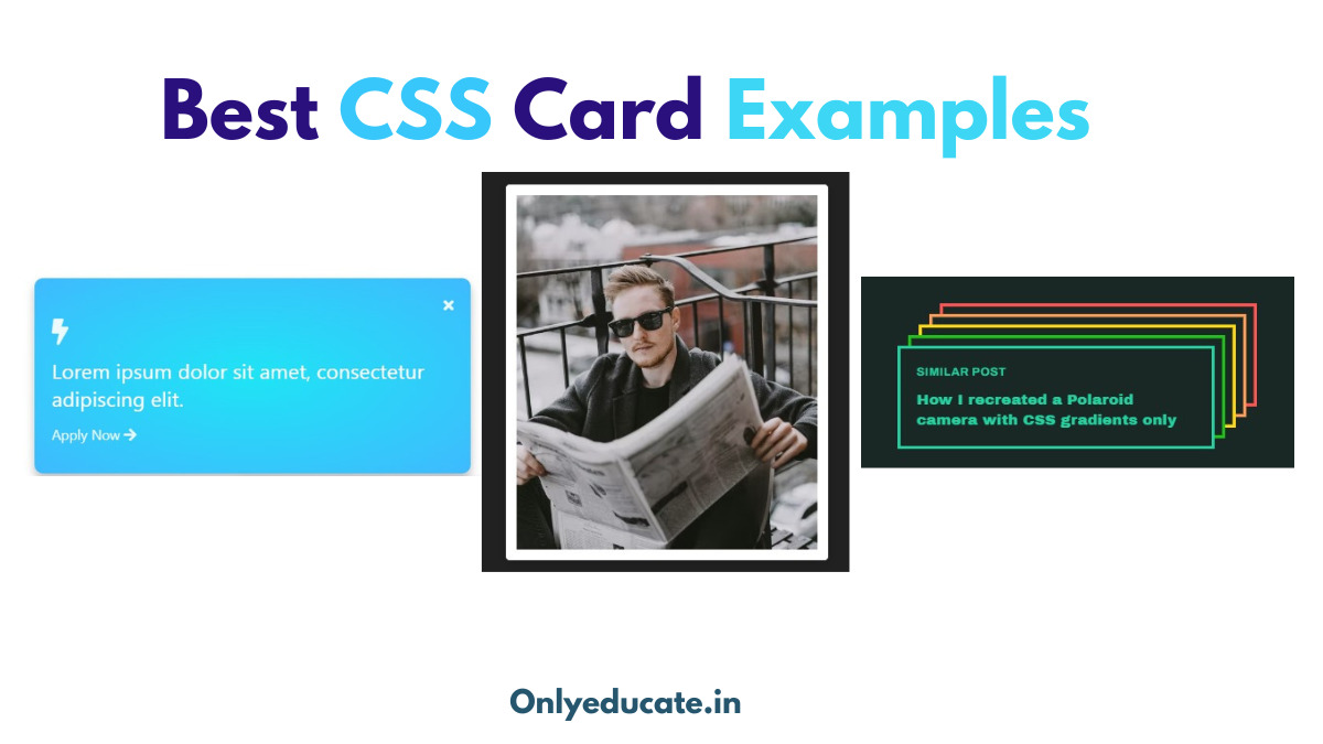 10+ Best CSS Card Examples with Animation