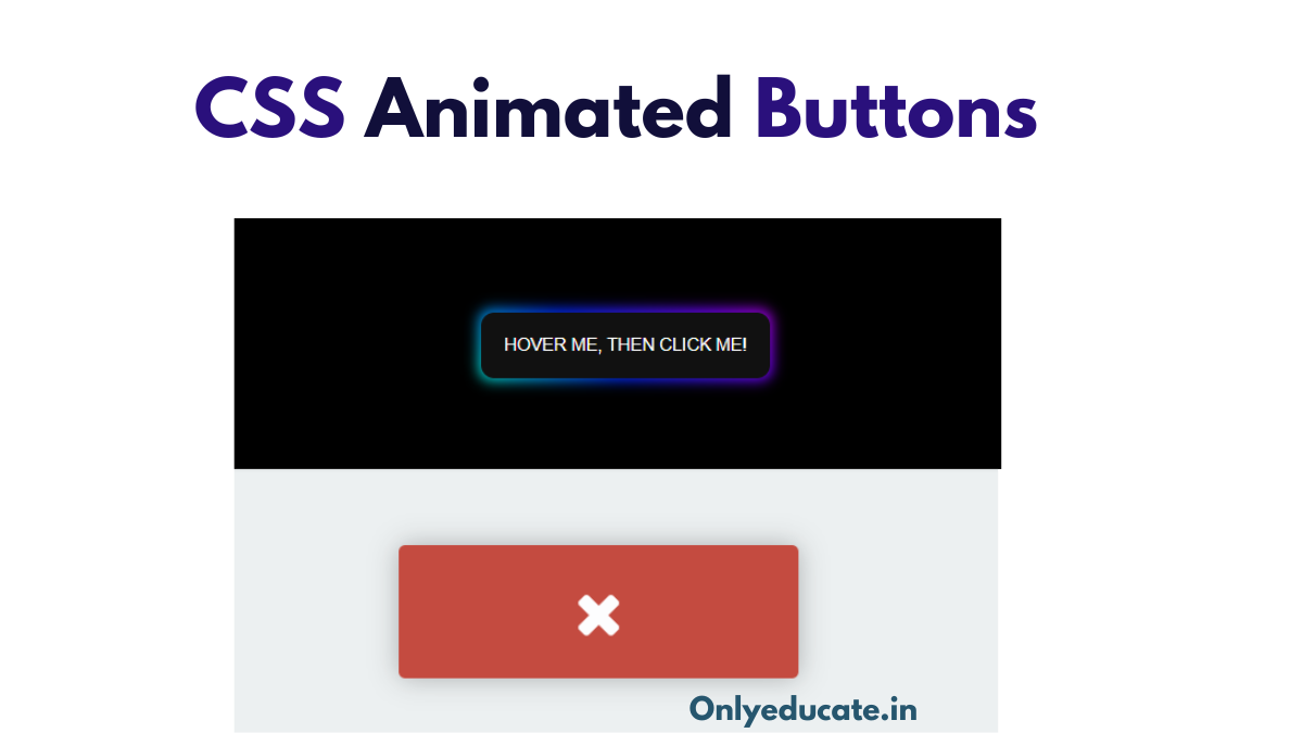 10+ CSS Animated Buttons for Website