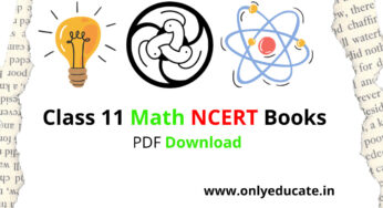 Class 11 Maths NCERT Books PDF Download