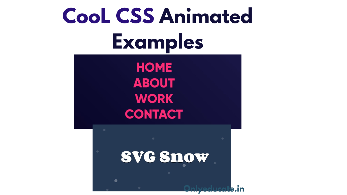 10+ Cool CSS Animation Examples in HTML, CSS And Js
