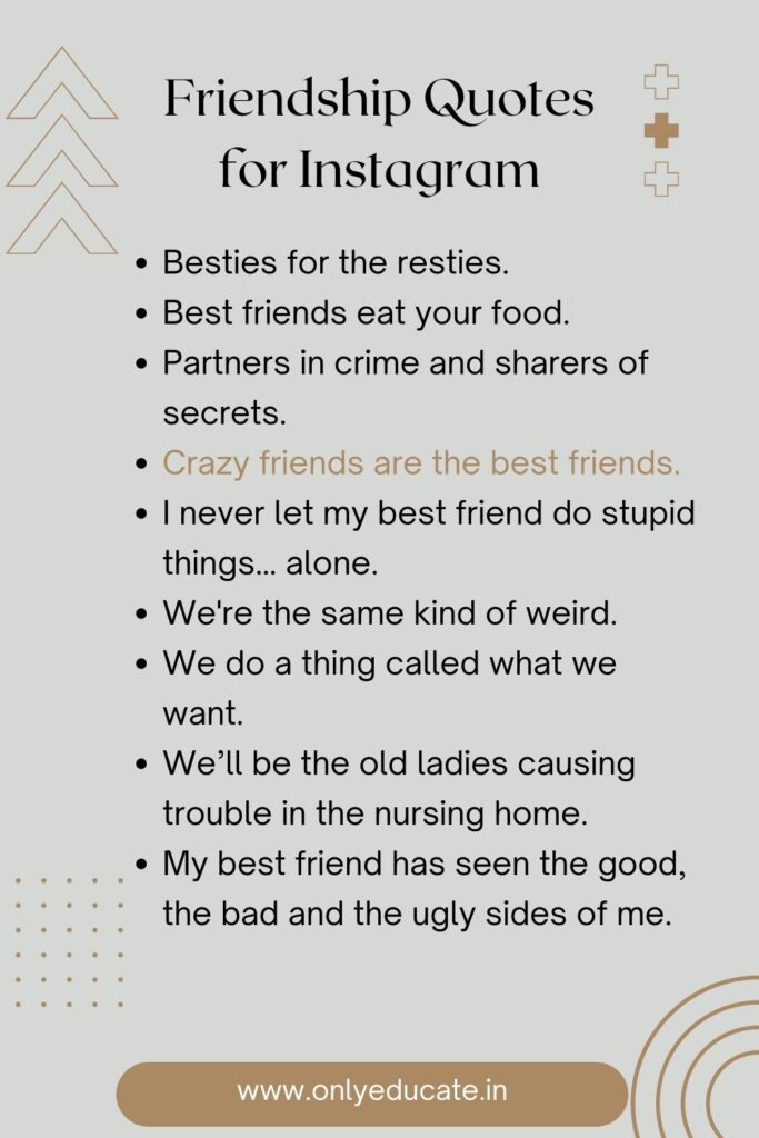 Friendship Quotes for Instagram