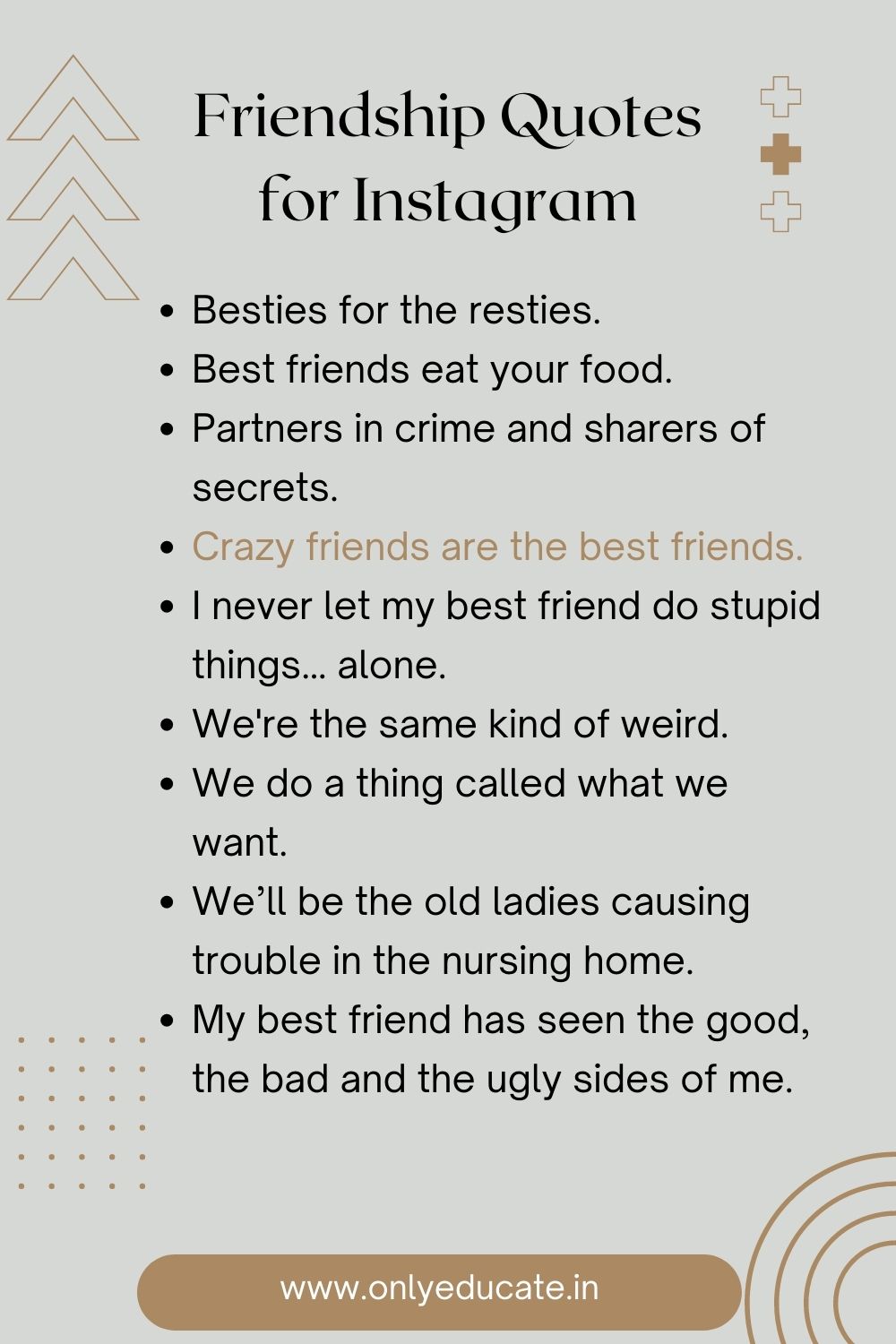 150 Friendship Quotes For Instagram Only Educate   Friendship Quotes For Instagram 1 